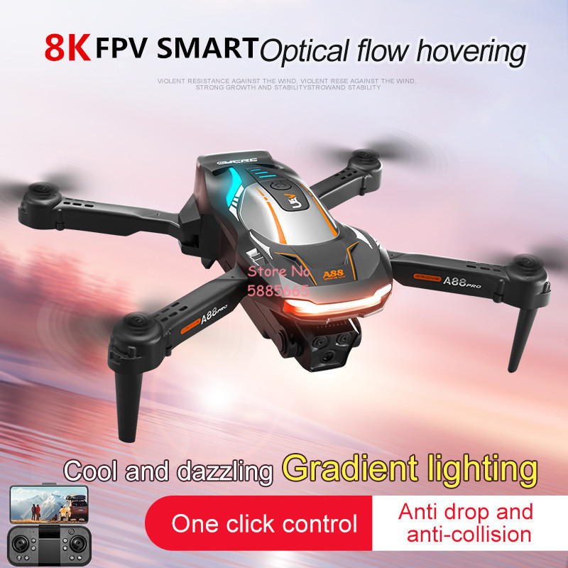 Kids Toys Drone - 8K Luftaufnahmen Optischer Fluss Positionierung FPV