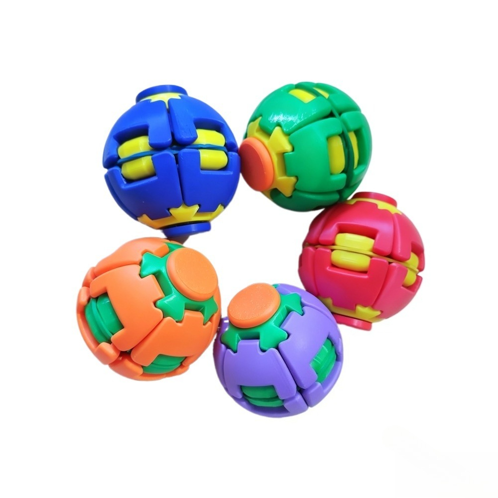 Kids Y Toys - Verwandelbarer Fidget-Spinner-Ball, durch Drücken zu drehen,