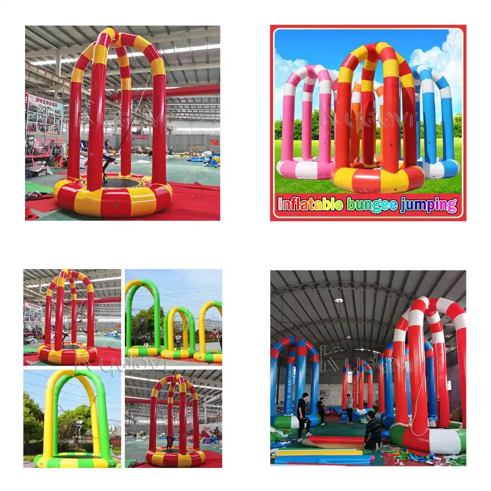 Trampoline Mini Indoor - Mini Kommerzieller Outdoor-Indoor-Vergnügungspark Kinder-Fitness-Trampolinparks Kinder-Sprung-Bungee Aufblasbares