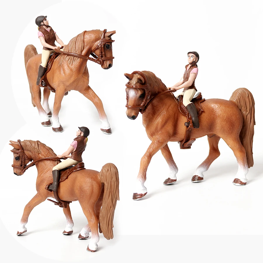 Kids Toys Reviews - Spielzeugpferde Reiter-Pferd-Spielset Nutztiere Actionfigur Tierfiguren Plastikmodelle