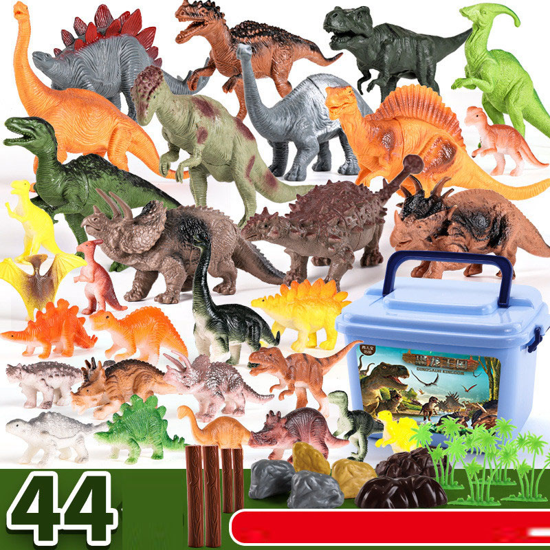 Kids Toys Under 100 - 44 Stück Jurassic Dinosaurier Set Simulation