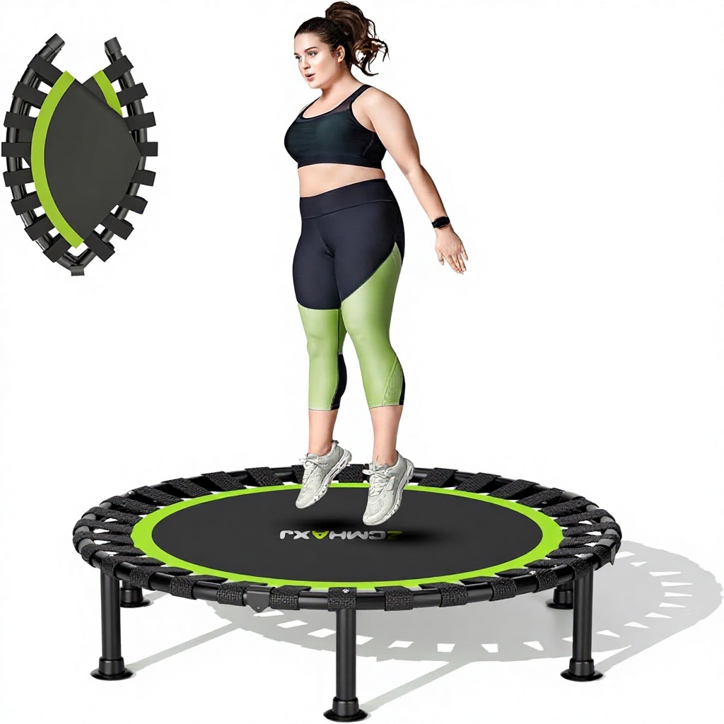 Trampoline Mini Indoor - Faltbares Mini-Trampolin 40 Zoll Polypropylen PP