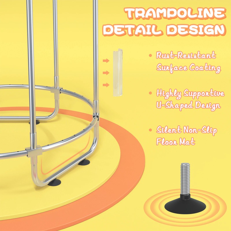 5FT Kleinkind-Trampolin 8-in-1 – Trampoline Mini Indoor Bewertung und Preis