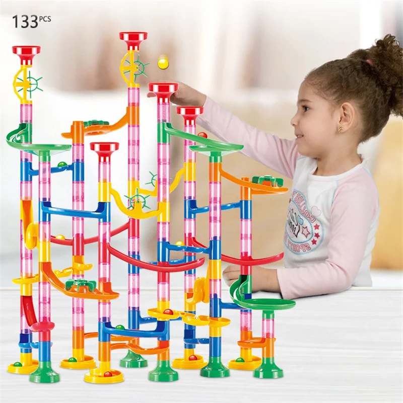 50-142-teiliges 3D-Kugellabyri – Marble Run Set Bewertung und Preis