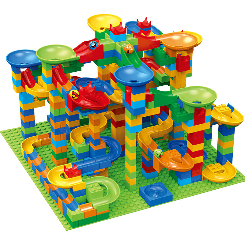 Schiene Block Marmor Rennen Ru – Marble Run Set Bewertung und Preis