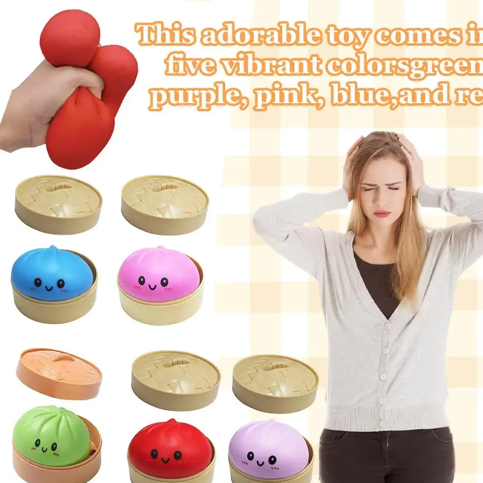 Dumpling-Druckentlastungs-Squi – Kids Toys Dumplings Bewertung und Preis