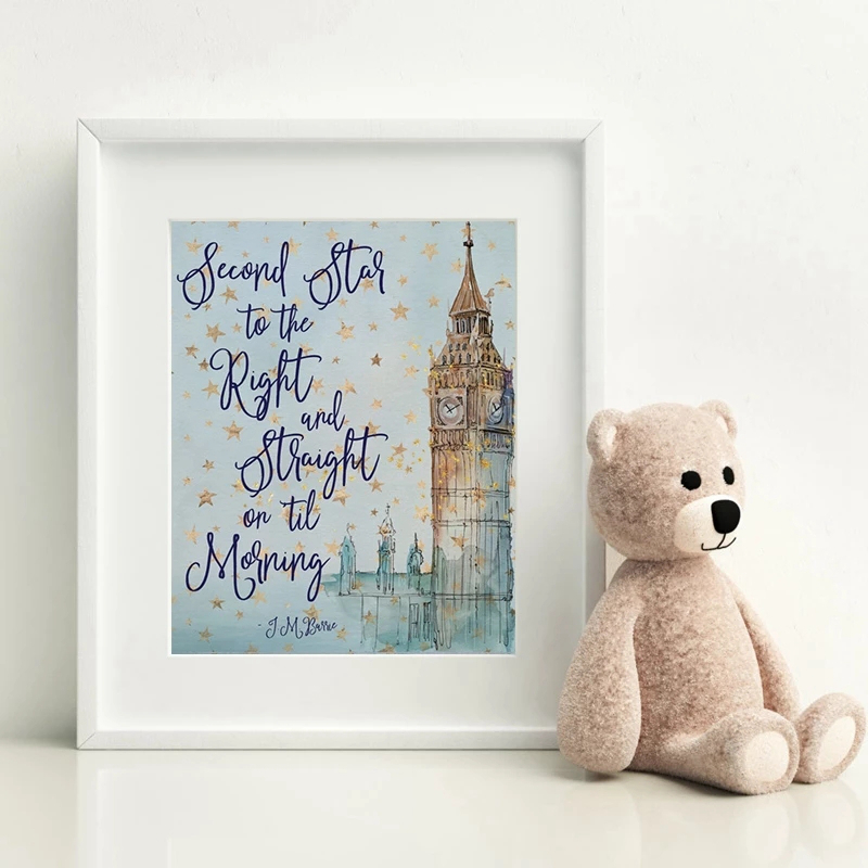 J.M. Barrie Zitat Peter Pan Po – Kids Toys Quotes Bewertung und Preis