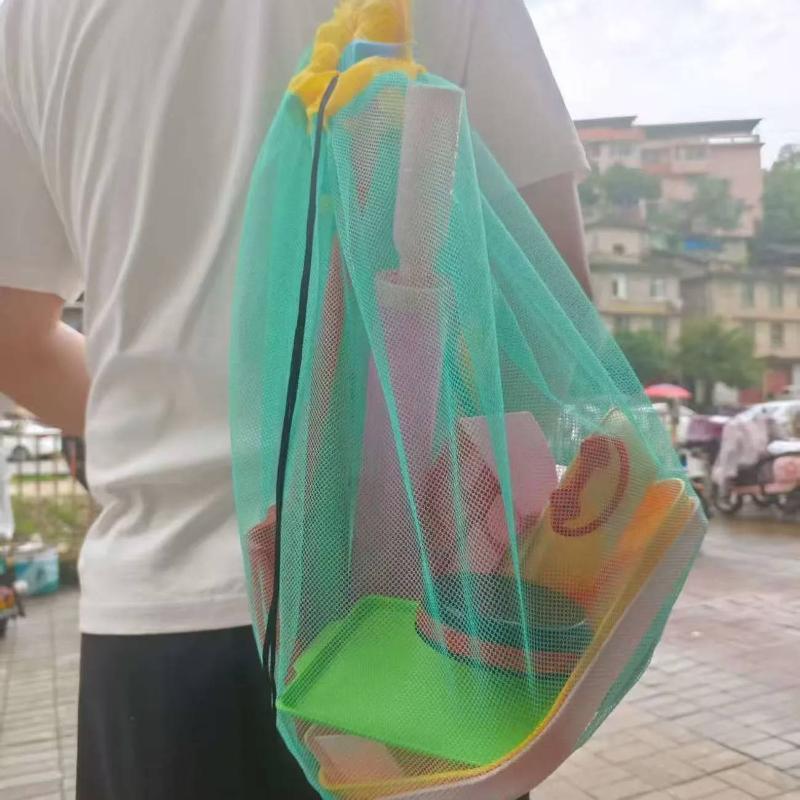 Große, tragbare Netz-Strandtas – Kids Toys Bag Bewertung und Preis