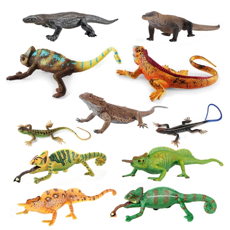 Iguana-Eidechsen-Figuren, Cham – Kids Toys Reviews Bewertung und Preis