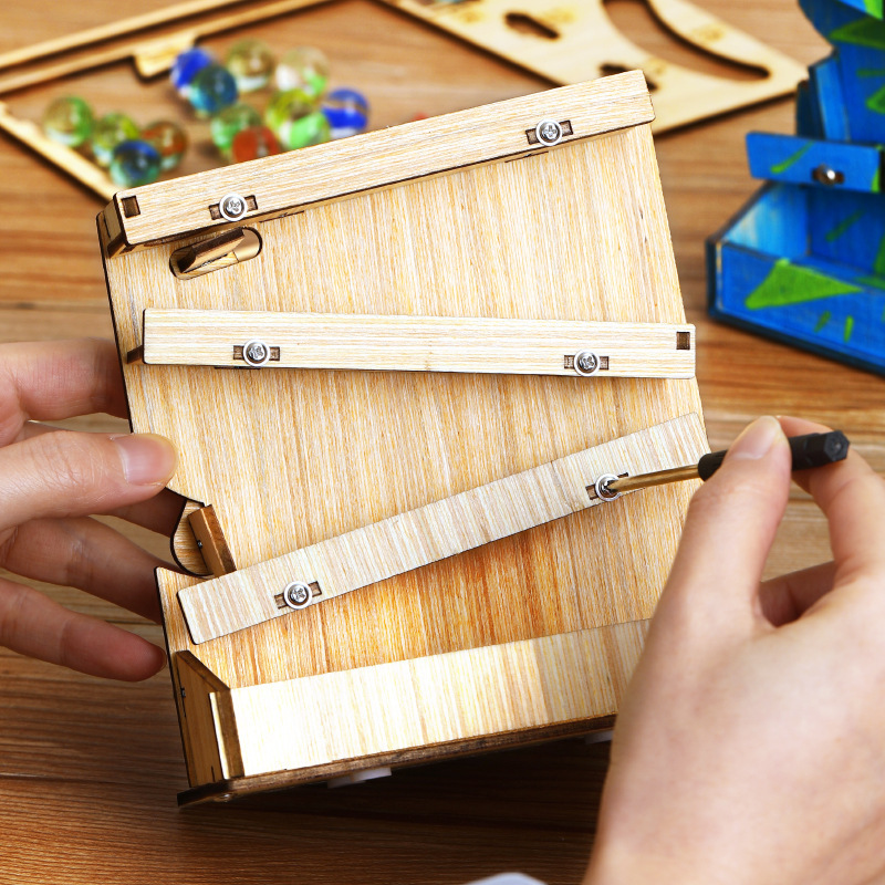 Holz-Murmelbahn DIY-Set, MINT- – Marble Run Set Bewertung und Preis
