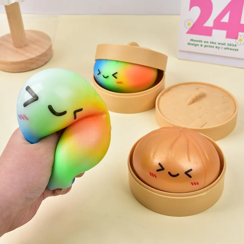 Regenbogenfarbenes Dumpling-Sq – Kids Toys Dumplings Bewertung und Preis