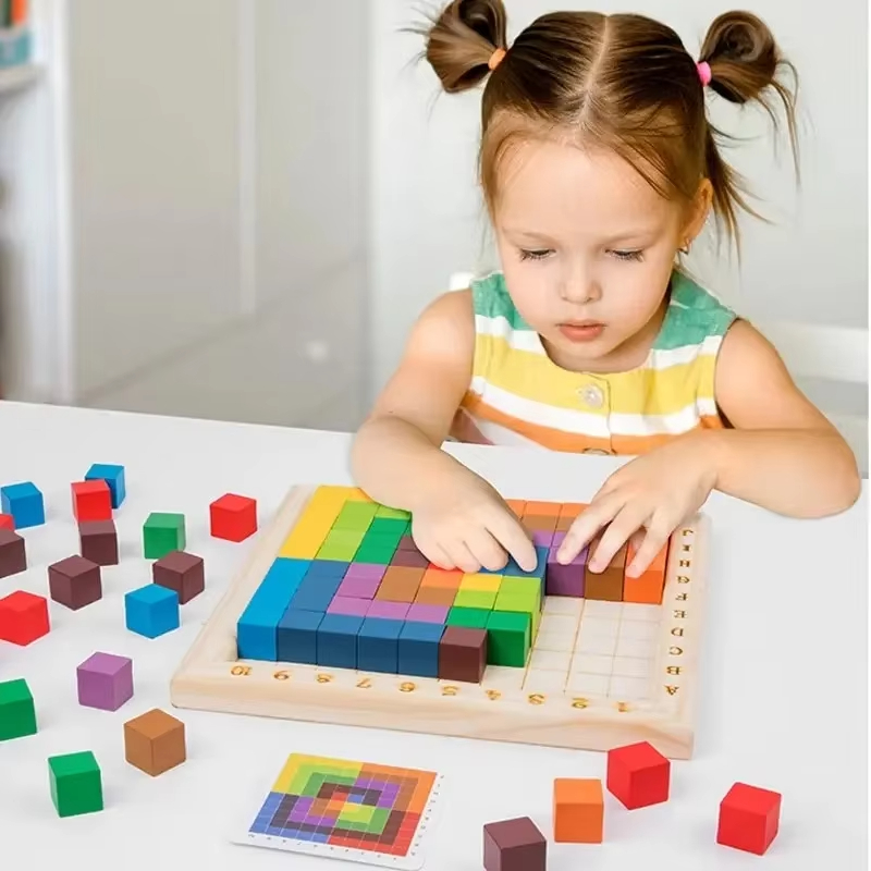Montessori Farbzähl-Bauklötze  – Kids Toys Under 100 Bewertung und Preis