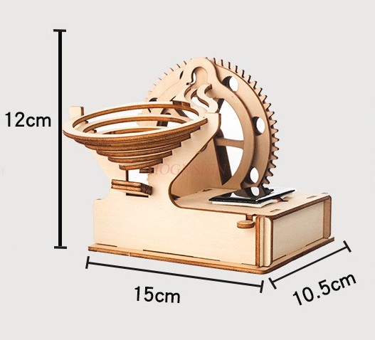 Solar-Marmorlauf aus Holz für  – Marble Run Set Bewertung und Preis
