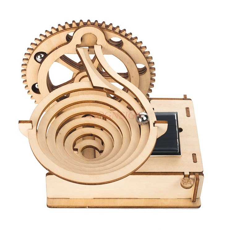 Solar-Marmorlauf aus Holz für  – Marble Run Set Bewertung und Preis