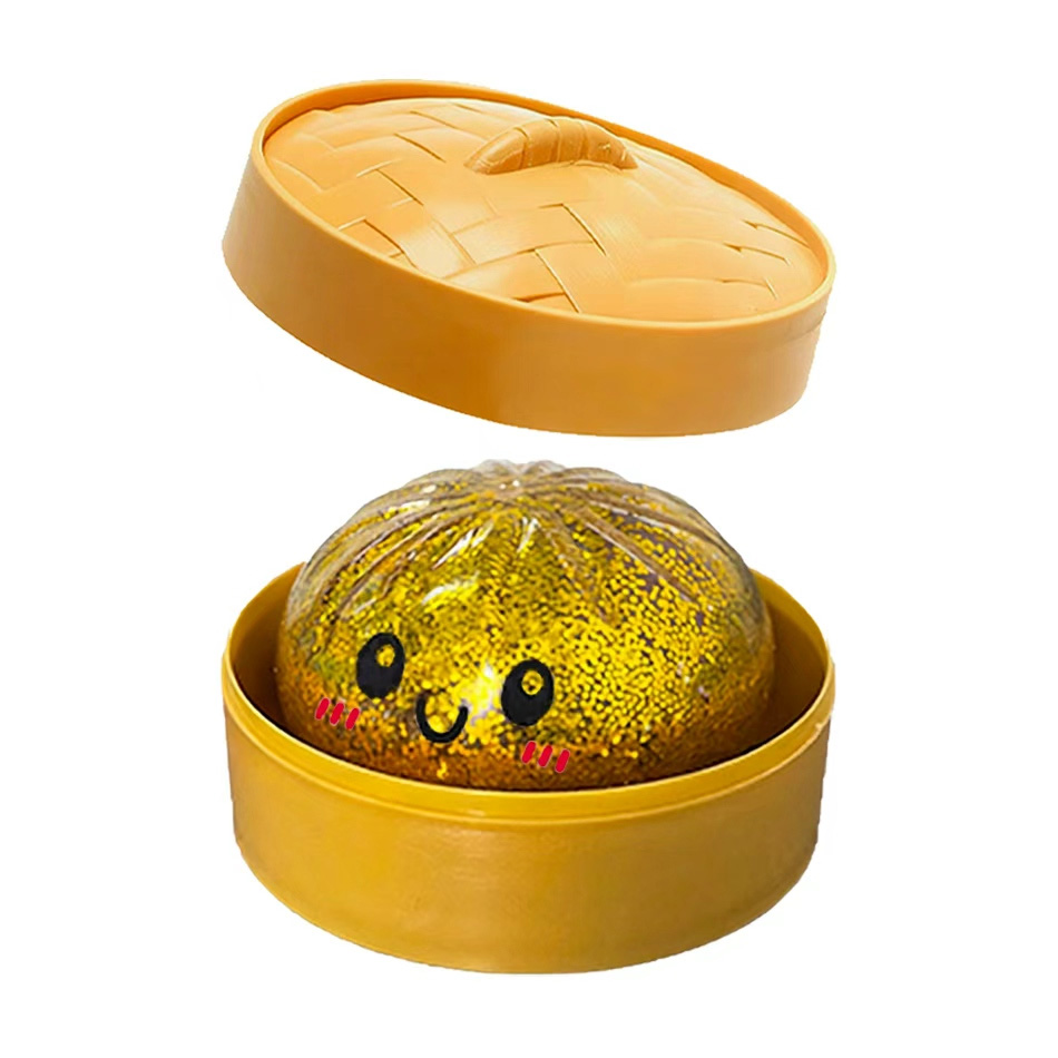 Seltener Goldglanz-Druckball,  – Kids Toys Dumplings Bewertung und Preis