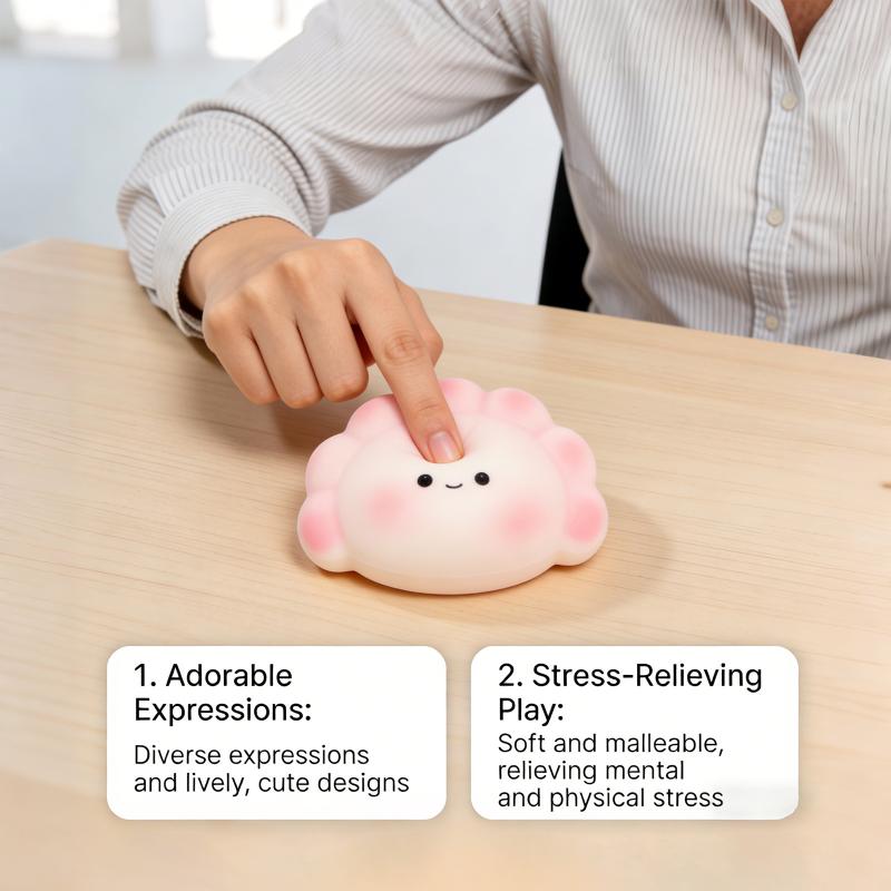 Niedliches sensorisches Stress – Kids Toys Dumplings Bewertung und Preis