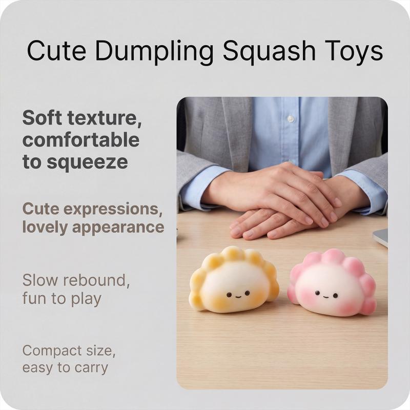 Niedliches sensorisches Stress – Kids Toys Dumplings Bewertung und Preis