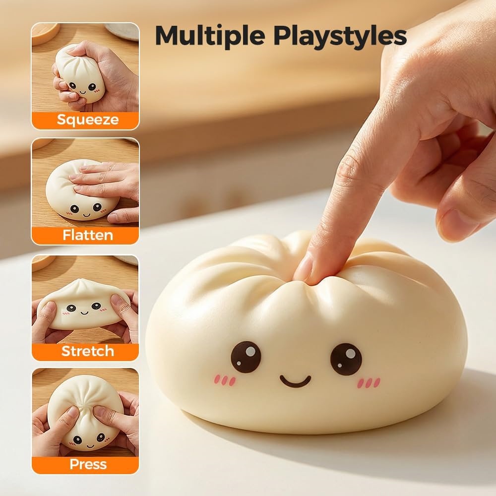 Großer Dumpling-Stressball mit – Kids Toys Dumplings Bewertung und Preis