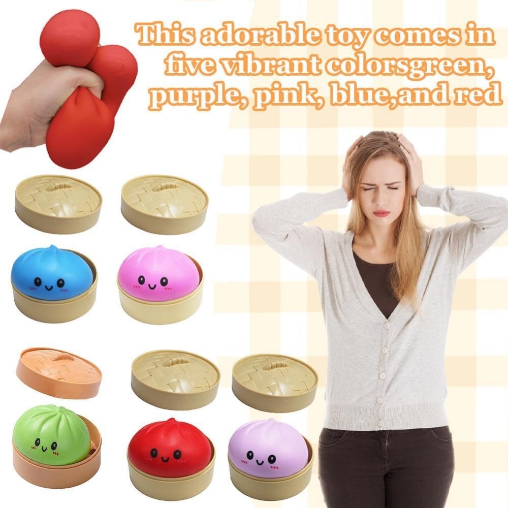 Großer Dumpling-Stressball mit – Kids Toys Dumplings Bewertung und Preis