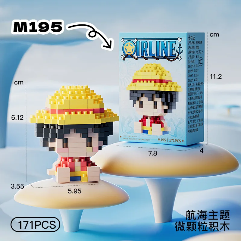ONE PIECE 3D Anime-Modell Sonn – Lego Building Blocks Bewertung und Preis