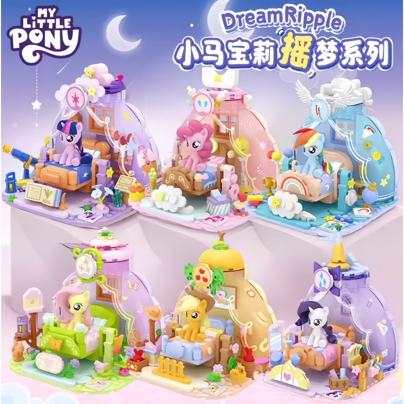 2025 heiße Neue My Little Pony – Lego Building Blocks Bewertung und Preis